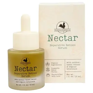 Hearth & Homestead Serum - Nectar Natural Retinol - Fermented Cod Liver Oil, Grass-Fed Tallow & Emu Oil - Nutrient-Rich Facial Oil for Smooth, Healthy Skin – 1 fl oz
