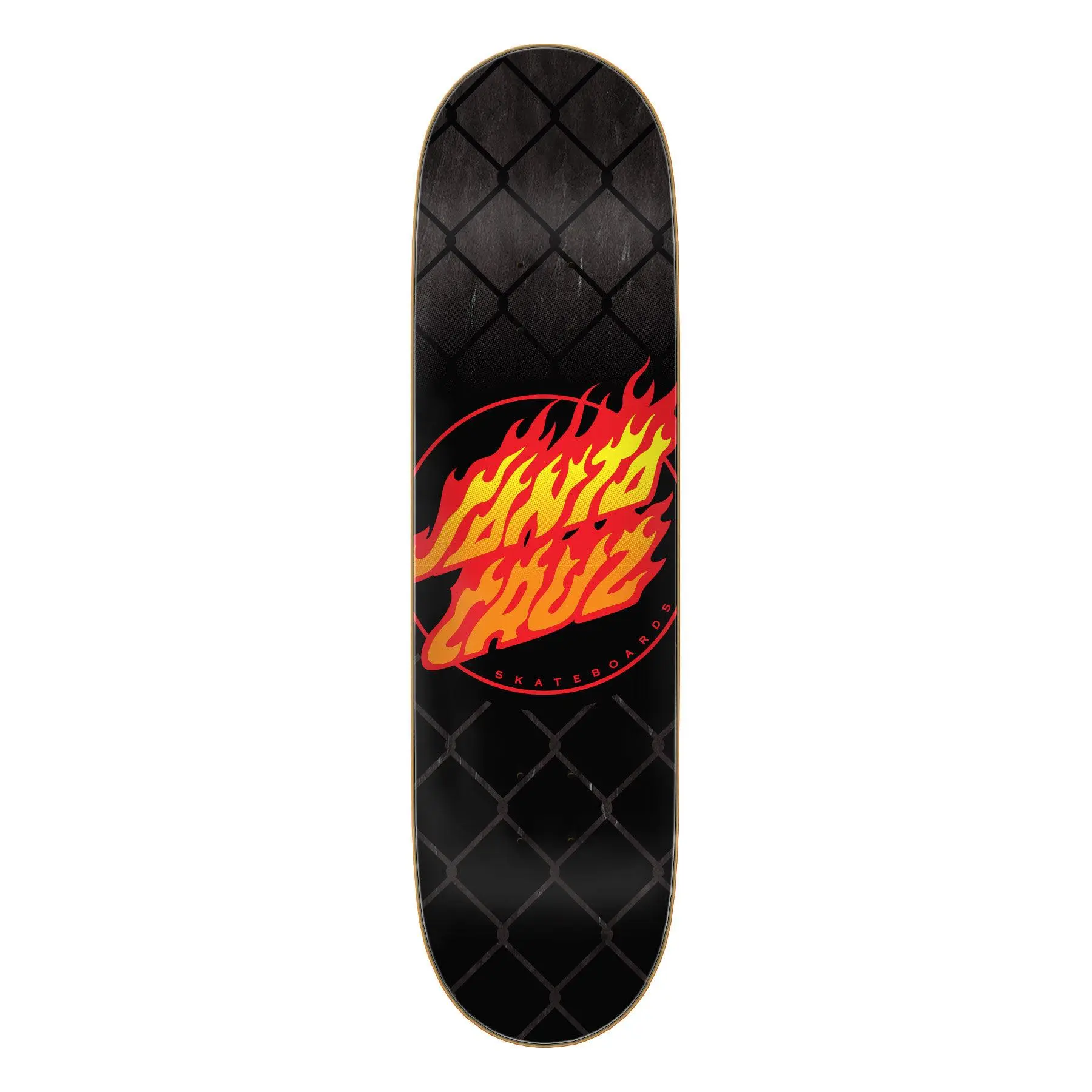 8.5in Flame Dot Chain Santa Cruz Skateboard Deck