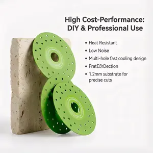 3PCS Diamond Grinding Blades Set, 4.5 Inch 115mm High Performance Diamond Cutting Discs, Universal Fit for Angle Grinders, Ideal for Cutting Tile, Granite, Marble and Porcelain  Marble and Porcelain Surfaces