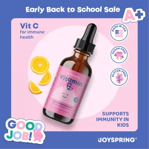 JoySpring Vitamin C with Zinc – Organic Immunity Support with Elderberry Natural