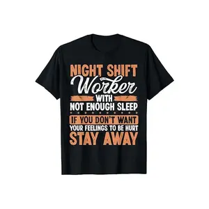 Team Night Shift Overnight Worker Funny Night Shift Worker T-Shirt