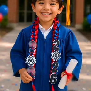 graduation Leis Necklace decor Decorative kid kinder decoración graduacion niño collar