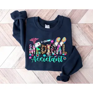 Medical Assistant shirt, Stethoscope shirt,Nurse Sweatshirt, Nurse love shirt, Nurse Life shirt, Nursing gift,Nurses week gift,Peace Love Cotton Crewneck