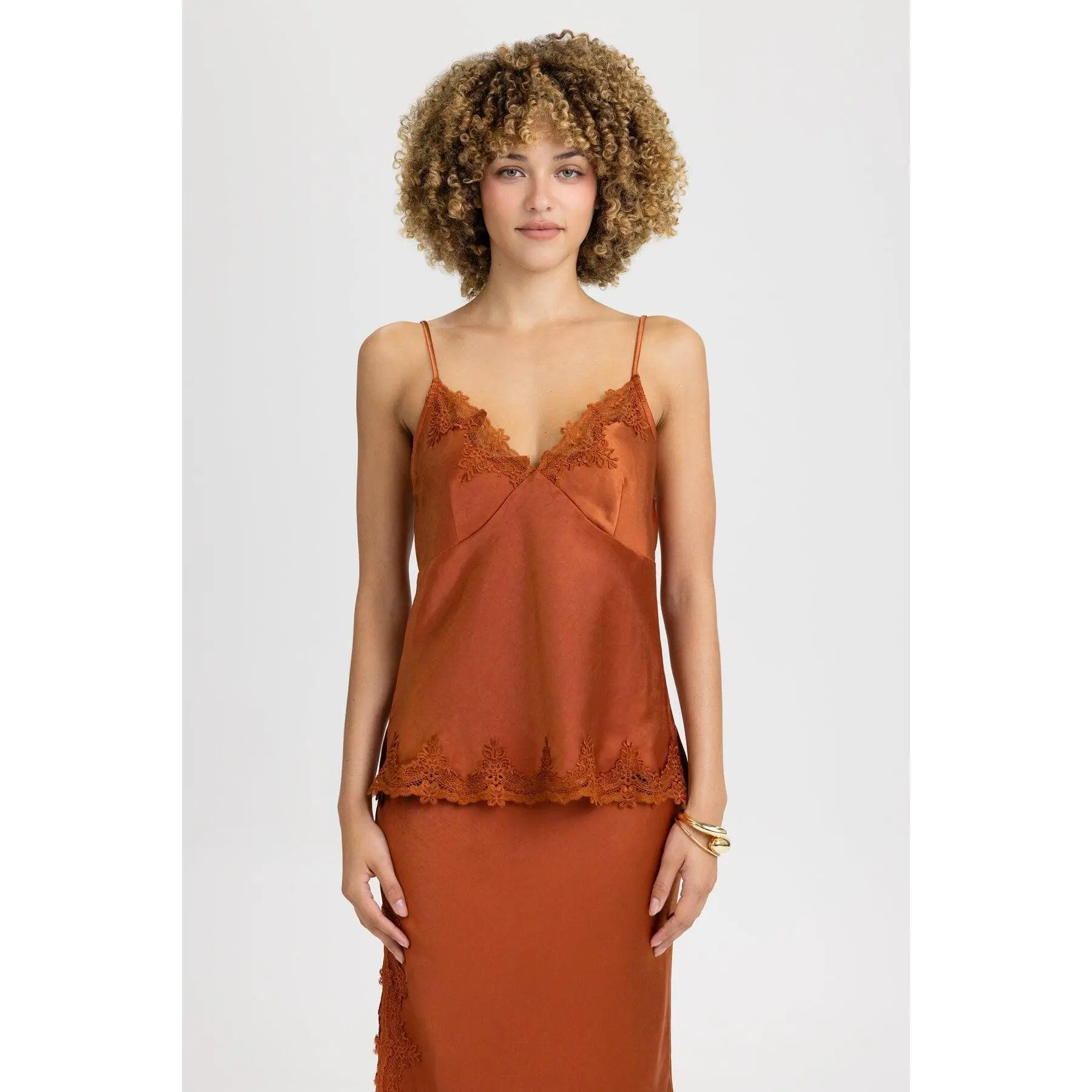 Valencia Satin Cami Top
