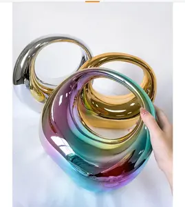 New mirror bright face hand laser bag, color senior dinner bag girl gift