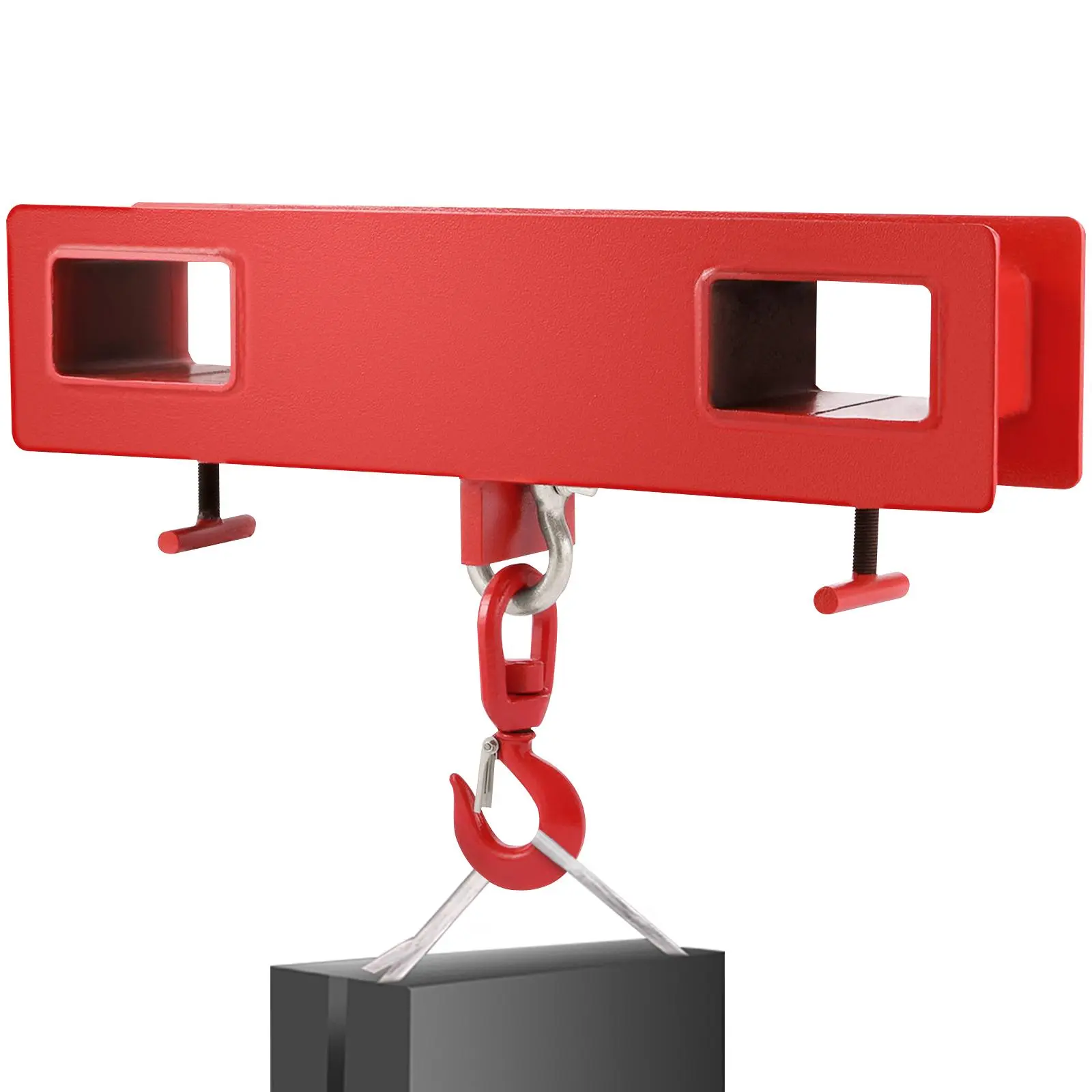 【Summerfinds】VEVOR Titan Forklift Lifting Hoist Swivel Hook Mobile Crane 4400 lb. capacity lift