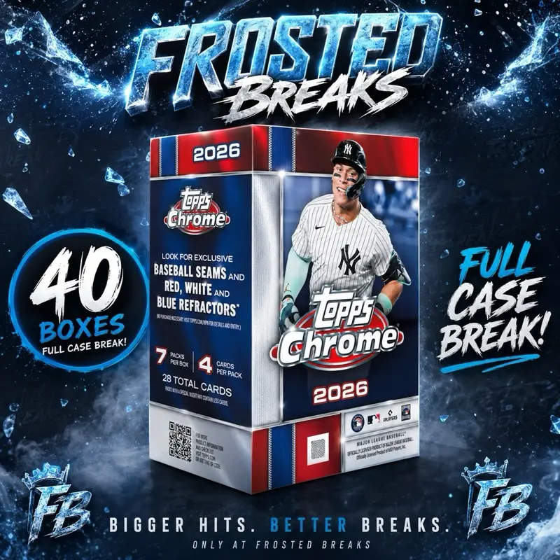 2026 Topps Chrome Baseball Blaster Full Case Pick Your Team Break