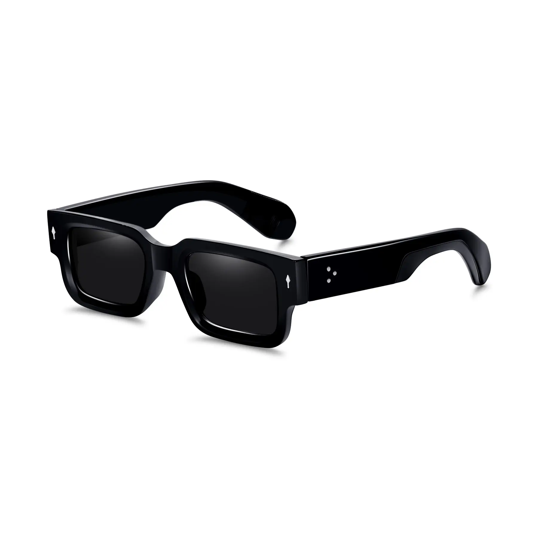 Unisex 2PCS Chunky Frame Sunglasses - UV400 Protection 