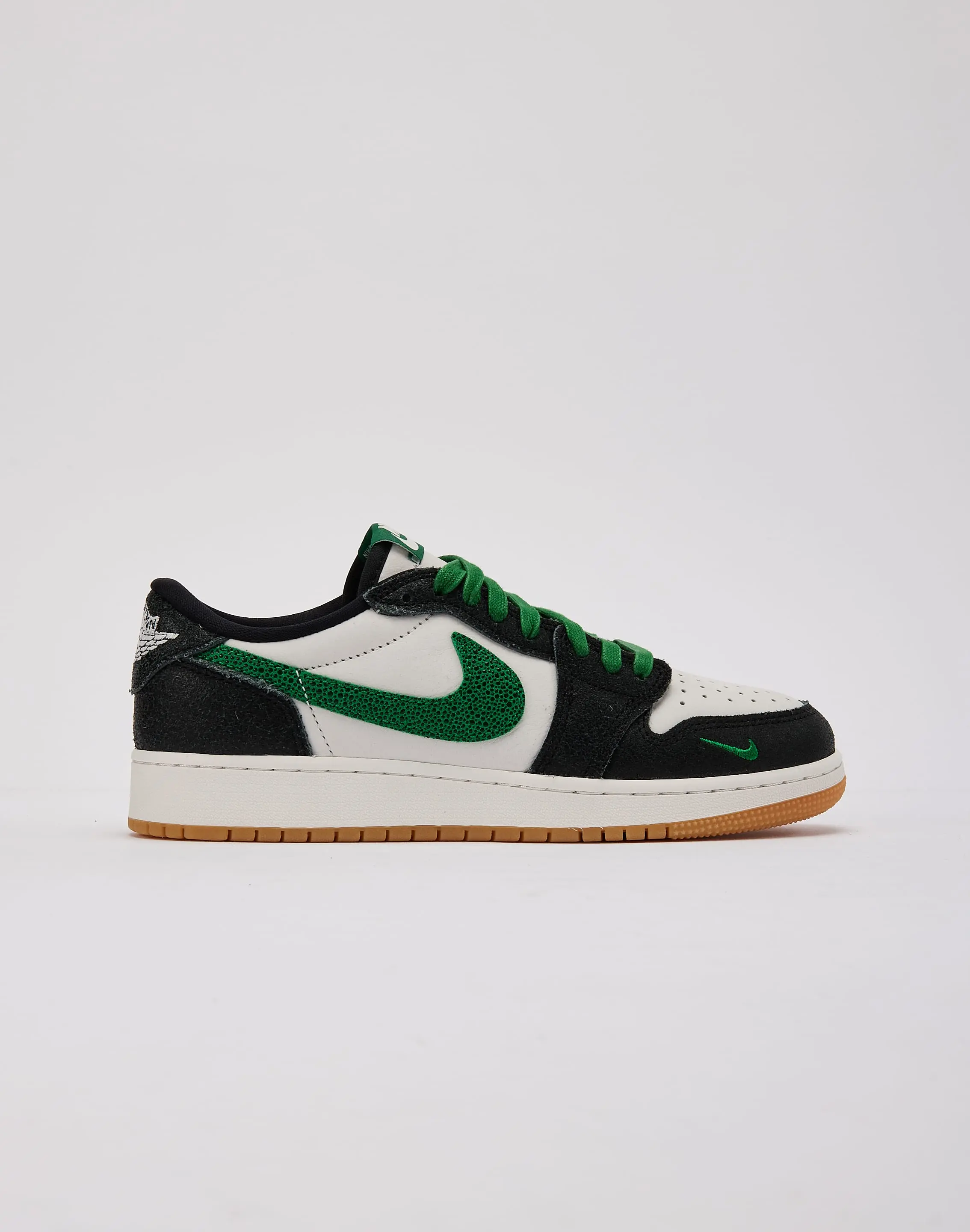 Kids Jordan Air Jordan 1 Retro Low OG 'Phantom and Pine Green' Grade-School