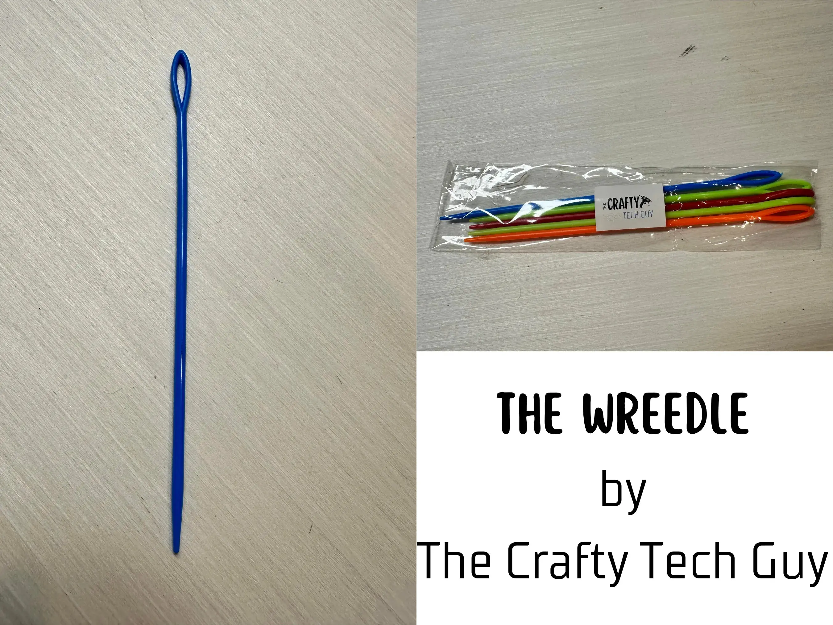 The Wreedle, 6" plastic needle, 5 pack