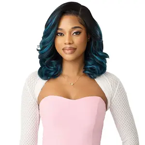 Outre Perfect Hairline Swoop Series Glueless 5" Deep Y-Part HD Lace Front Wig - Y-PART 201