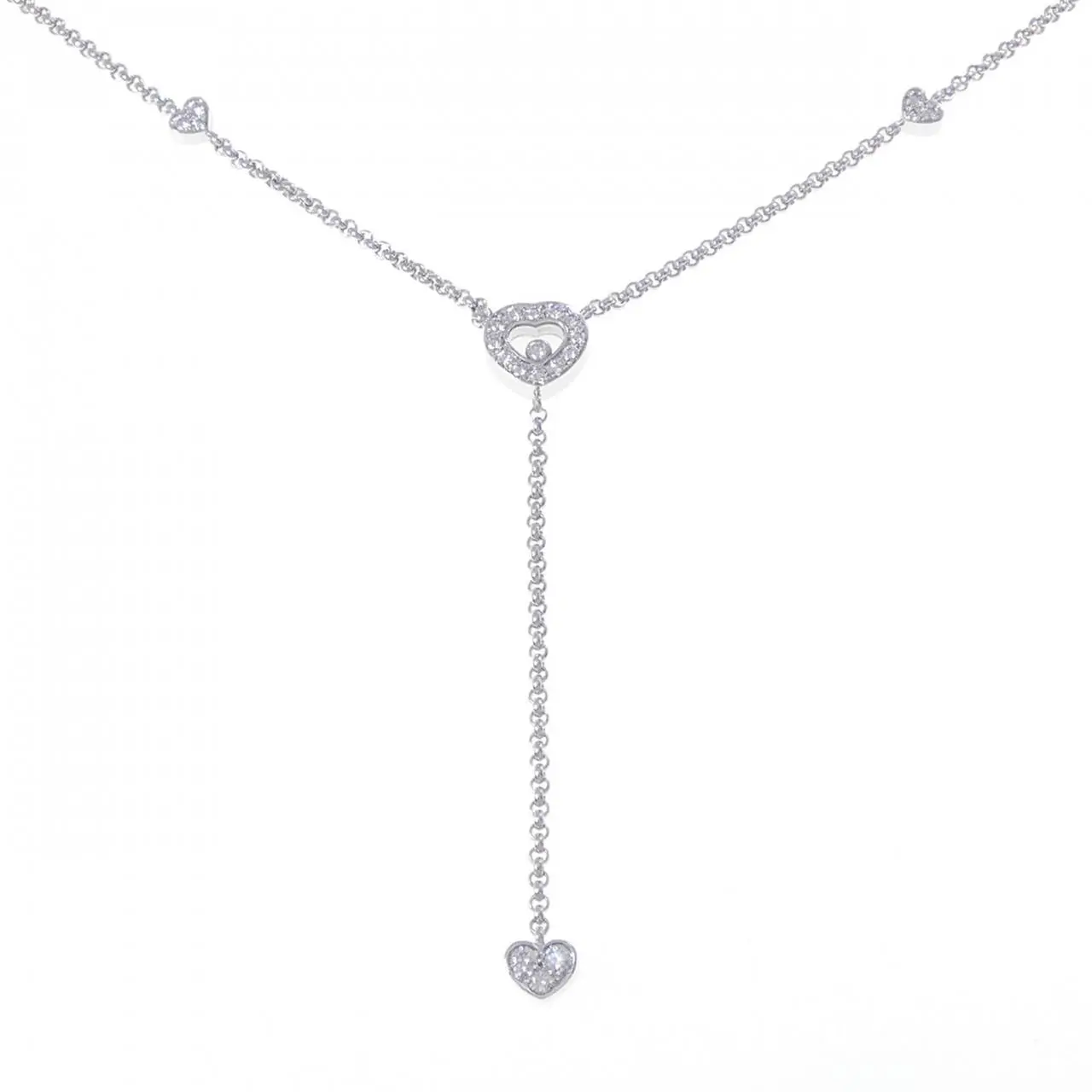 Chopard 750 White Gold Diamond Necklace