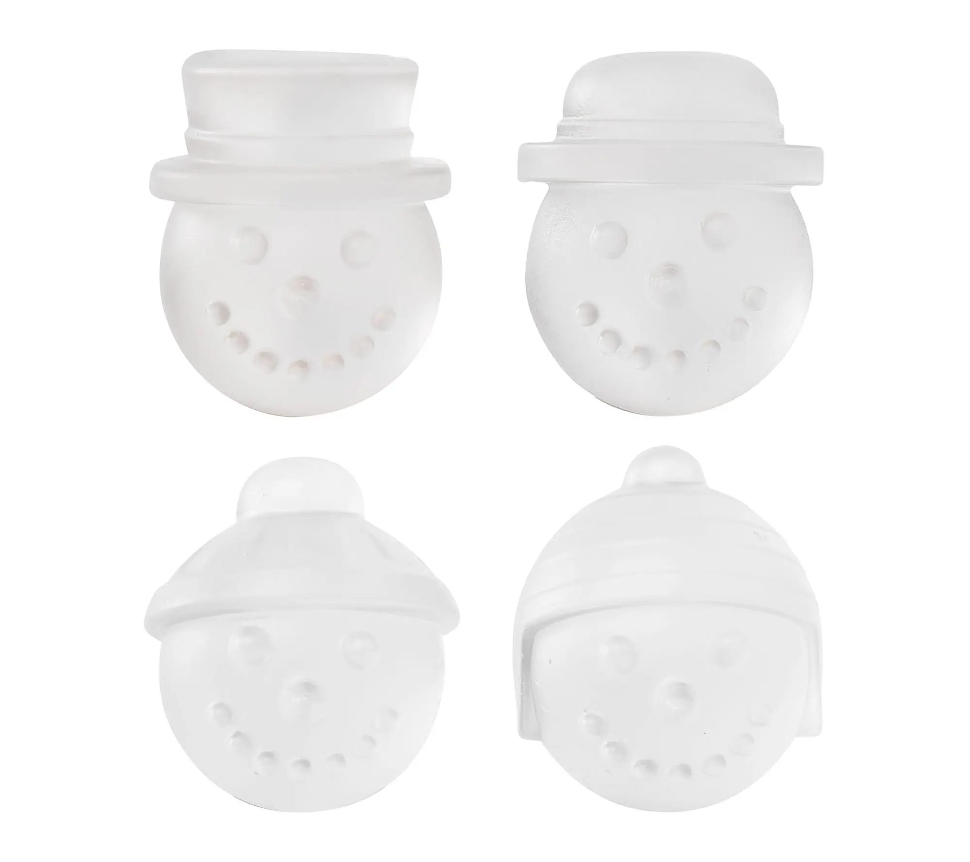 Tovolo Holiday Snowman Ice Mold Set of 4