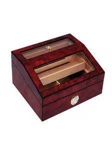 Luxury Wooden Storage Case with Smooth Finish | Elegant Desktop Organizer Box for Accessories and more