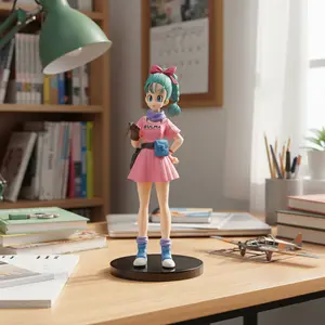 15cm anime Figure Childhood Bulma Action Figurine Pvc Statue Model
