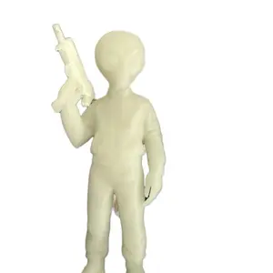 Glow in the dark alien figurine