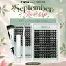 YOULUCK DIY Lash Cluster Kit - 3D Lash Extension False Eyelashes, Gentle Formula Glue, Remover, Tweezer for Beginners, Long-Lasting Fluffy Weightless Ultra-Thin Band, Baddie Makeup Products, Diy Lash Kit,familyfun