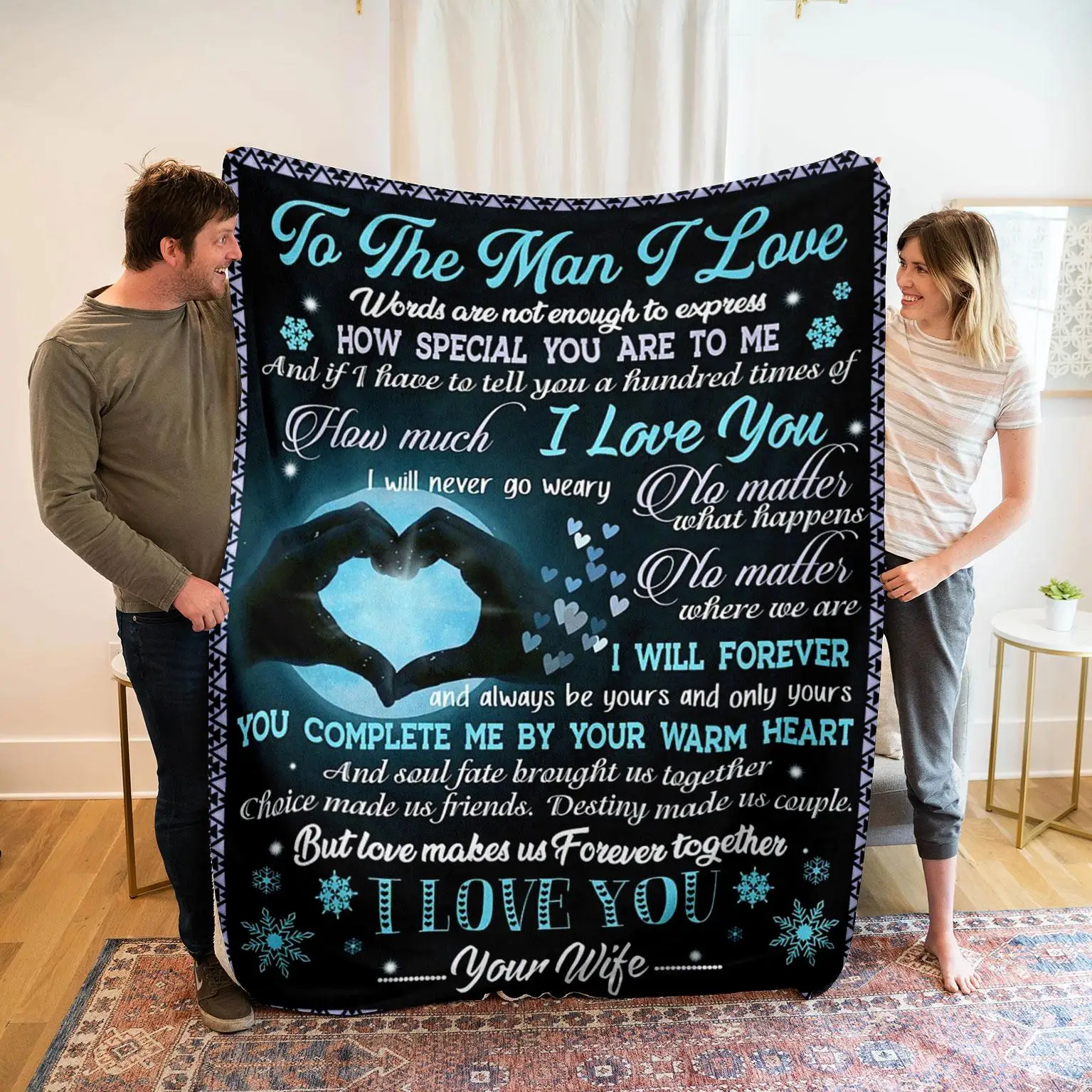 Letter Print Blanket, Soft Throw Blanket, All Season Blanket, Breathable Comfortable Blanket, Warm Napping Blanket for Home Office Travel, Gift for Hu