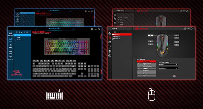 Redragon S142 Wireless Gaming Keyboard & Mouse Combo, 98 Keys K515 PRO Wireless RGB Membrane Keyboard Redragon S142 Wireless Gaming Keyboard & Mouse Combo, 98 Keys K515 PRO Wireless RGB Membrane Keyboard