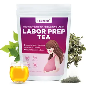 Labor Prep Tea for Women Third Trimester Pregnancy, 30 Tea Bags Caffeine Free Pregnancy Tea with Pure Herbal Red Raspberry Leaf, Traditional Wellness Support