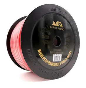 Elite Audio EA-PRO-0G-GND 100% OFC Tinned Copper 0 Gauge Power Wire 50ft | True Gauge | Elite Audio
