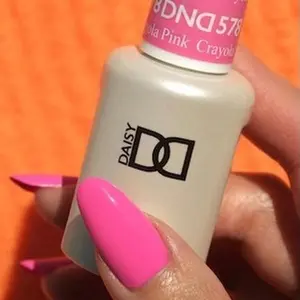 DND 578 Crayola Pink Gel and Lacquer Duo nail care nail art color