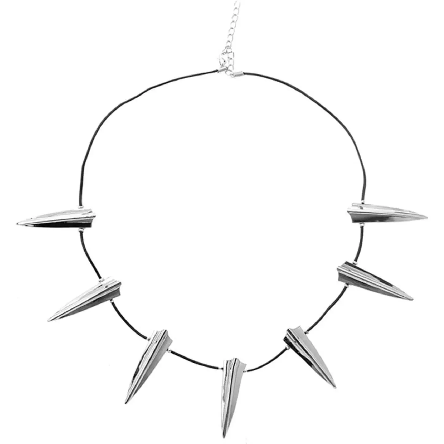 Superhero Panther Claw Necklace with 23 Inch Leather Cord, Silver-Plated King's Pendant - Casual Cosplay Jewelry, Best Gift for Friends, 23 Inch Chain, Best Gift For Family And Friends, Panther Superhero, Perfect Gift For Superhero Fans