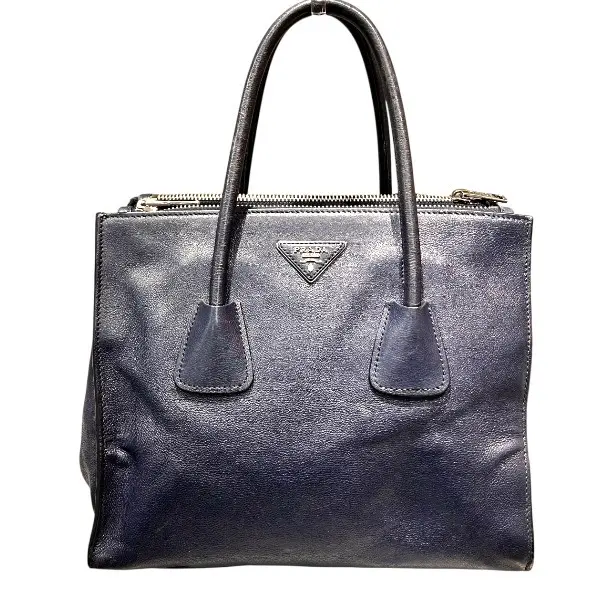 Pre-owned PRADA Calfskin Tote Bags Vitello Daino Handbag