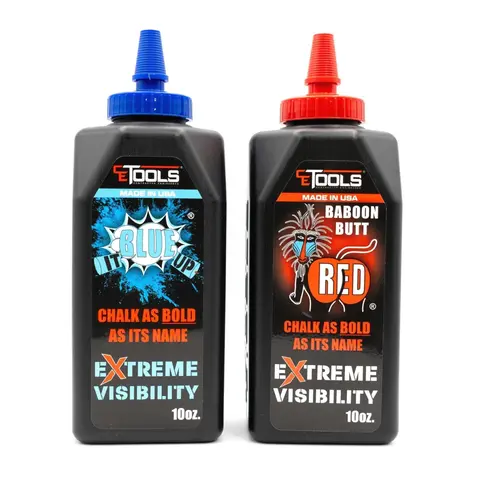 “All American” Baboon Butt Red & Blue It Up Chalk Bundle – 10oz Each