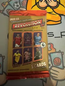 2 (TWO) Packs of 2022/23 Panini Revolution Premier League EPL Soccer Hobby Box