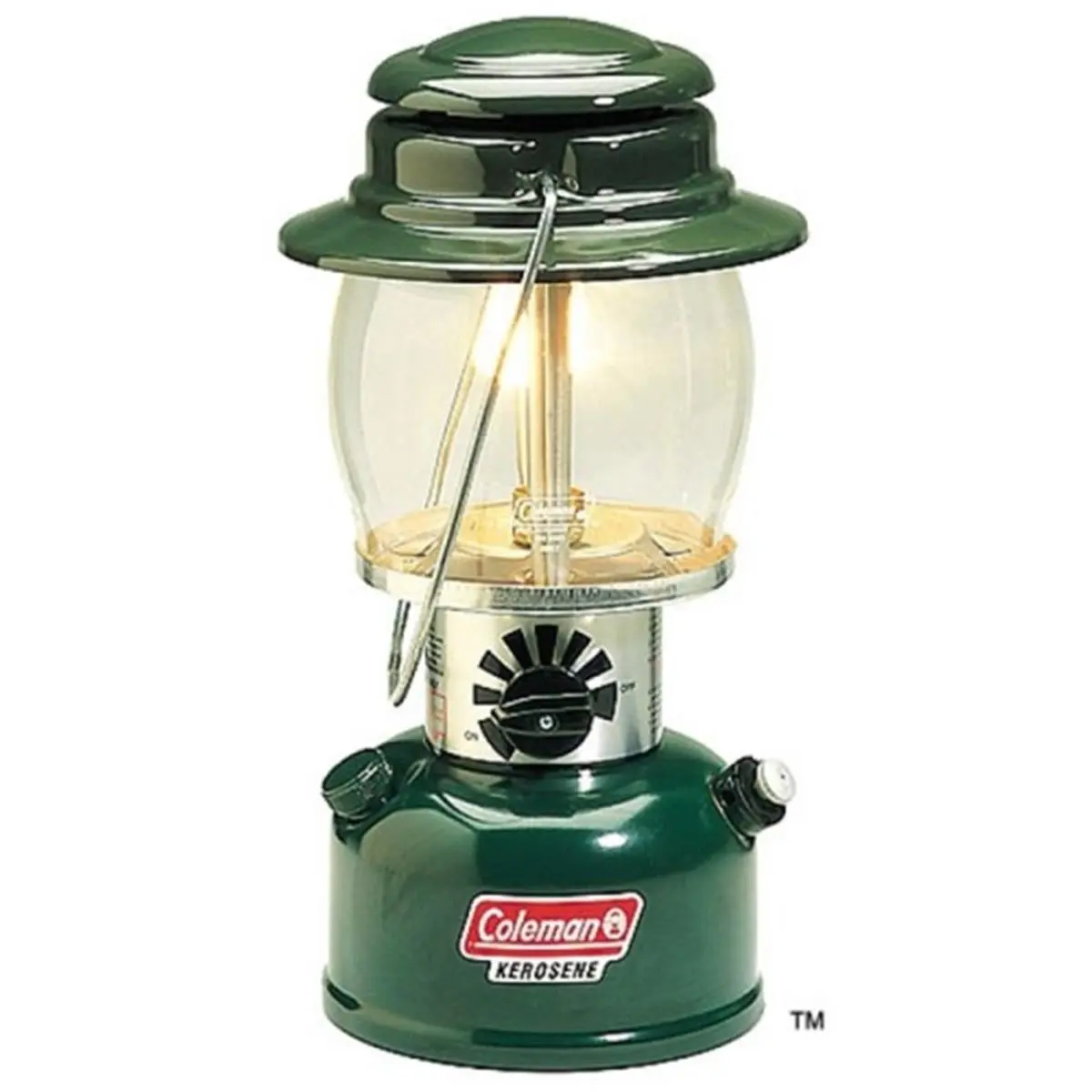 Coleman 1-Mantle Kerosene Lantern, Green Camping Accessories with 5.5 Hours Runtime, Long Burn Time, Easy Lighting for Camping & Hiking/Light Outdoor Adventures