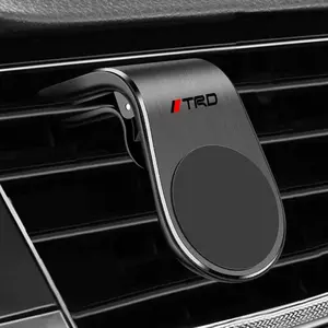 Hot-selling universal car phone holder, suitable for Toyota TRD logo models: Corolla, Chr, Yaris, Camry, Avensis, Alphard, Vitz, Racing, Car Phone Stand, Car Phone Mount, Vent Mount, Car Cellphone Mount