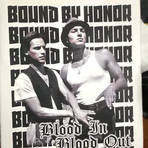 BOUND BY HONOR bibo SHIRT blood in blood out movie custom