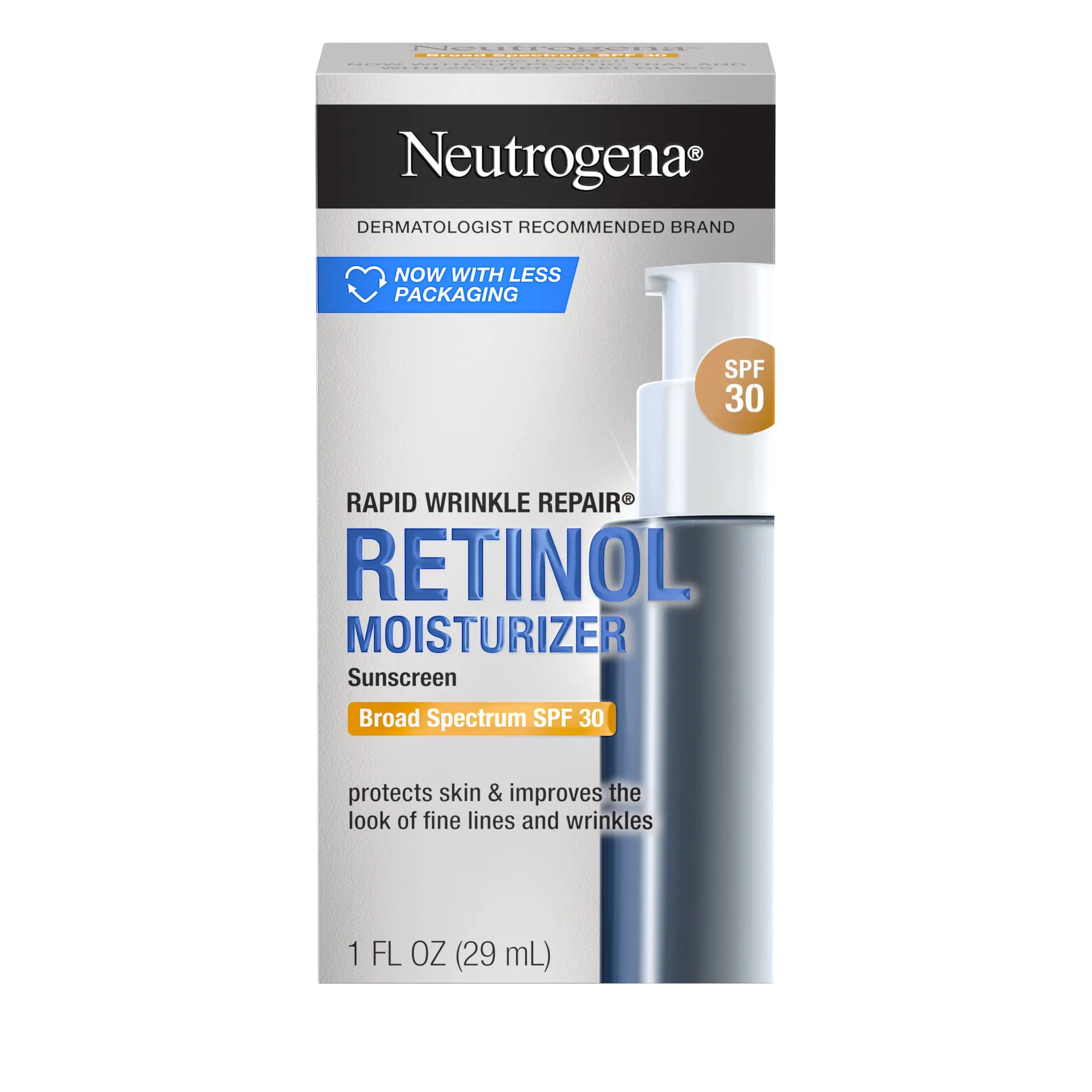 Neutrogena Rapid Repair Retinol Face Moisturizer, Wrinkle Face Cream, 1 oz