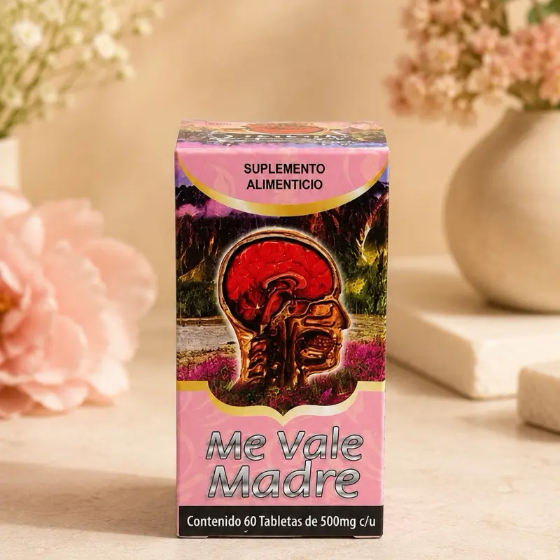 Me Vale Madre Supplement - 60 Tablets of 500mg Each - Alimenticio Brand - Health & Wellness Product