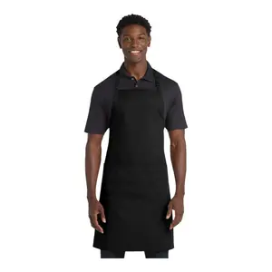 Port Authority A700 Easy Care Extra Long Bib Apron with Stain Release