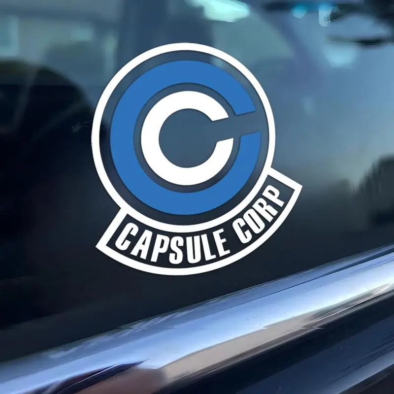 CAPSULE CORP DECAL,bulma logo,anime cartoon decal, sticker for cars trucks !For a Unique look!