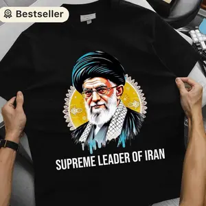 Ali Khamenei Supreme Leader of Iran Shirt, Iranian Heritage Solidarity T-Shirt, No War With Iran Tee, Prayer for Ayatollah Ali Khamenei W60
