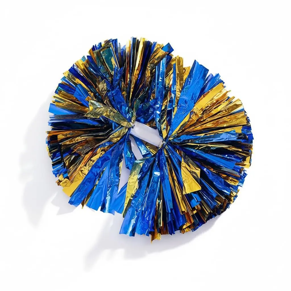 Metallic Blue & Gold Foil