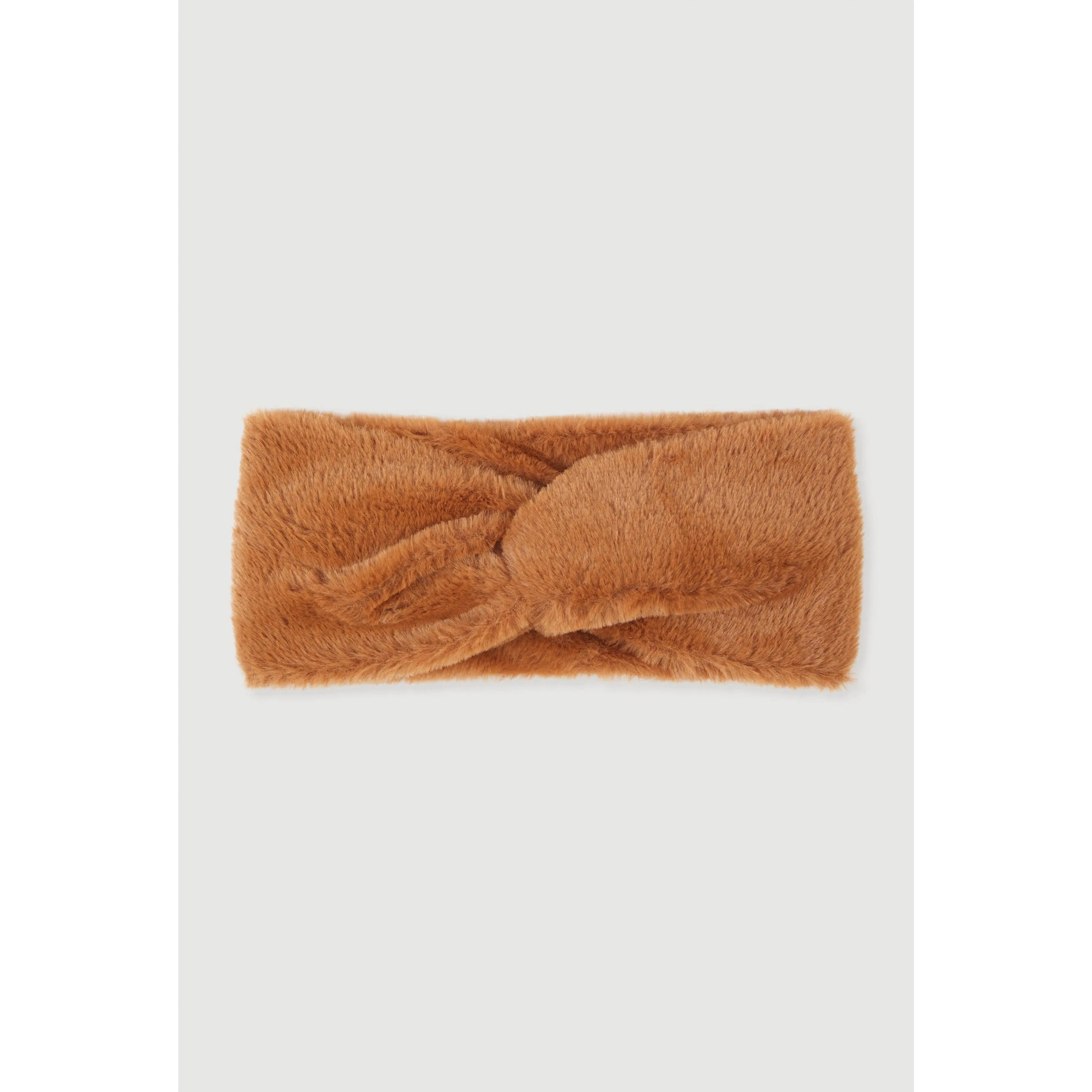 Faux Fur Twist Front Headband