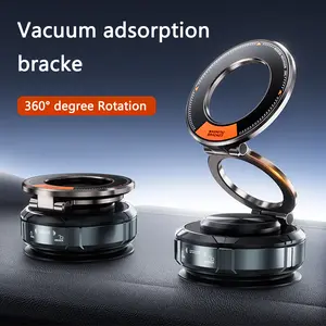 Magsafe Car Phone Holder [78+LBS Strongest Suction and 2400gf Strongest Magnetic Force] 360° Adjustable Car Phone Holder, Car Phone Holder for iPhone 16 Pro Max 15 14 13 12 Plus (Aluminum Alloy)