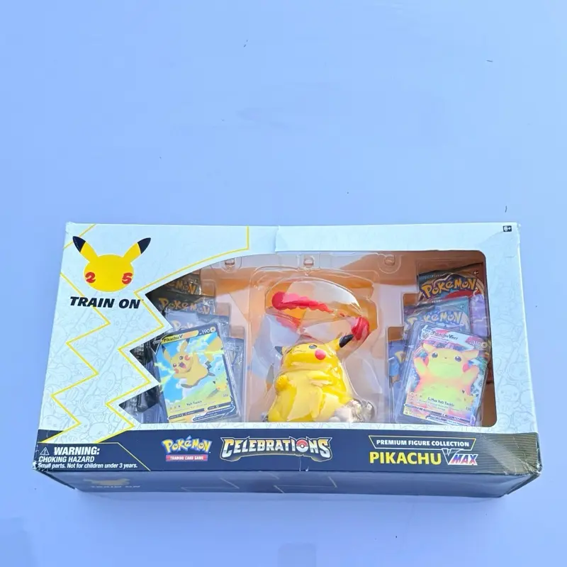 pokmon tcg celebrations pikachu vmax premium figure booster box TCG: evoking memories of epic battles and cherished moments Pokemon TCG: Celebrations Collection [Pikachu