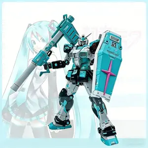 2026 new RG40B 1/144 RX-78-2 Yuanzu Ver.2.0 Hatsune Miku Color Assembly Model Kit Gunpla Action Figure With Water Decals Anime Mecha Toy