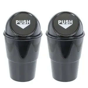 Automotive Cup Holder Garbage Trash Can (2-Pack)