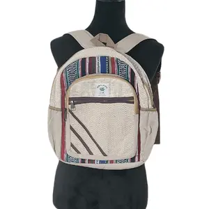 Handmade boho mini backpack