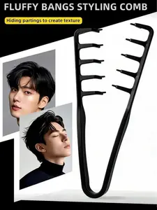 Volumizing Wide-Tooth Hair Styling Comb, Fluffy Roots Design for Men Women, Perm Curl Hair Care, Hot Hair Tool, Hair Styling Tools