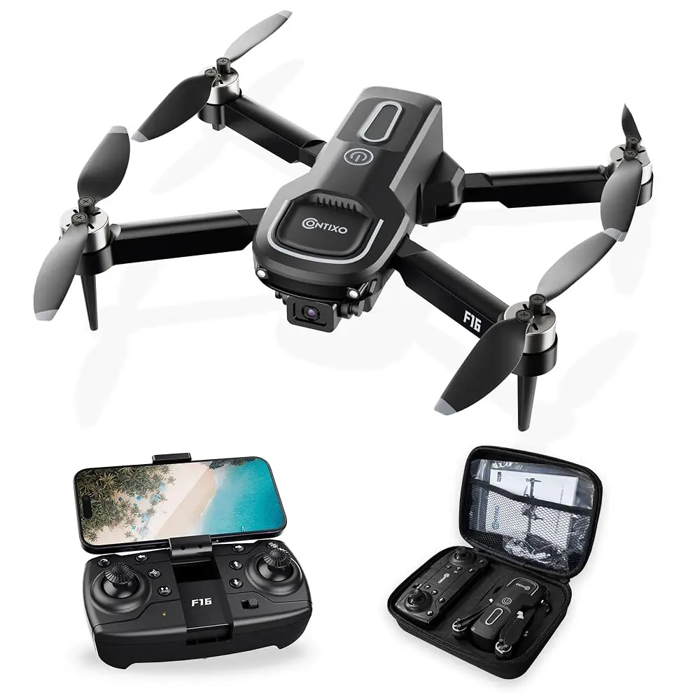 Contixo F16A Drone with 1080P Camera, Optical Flow, Altitude Hold & FPV Video for Kids