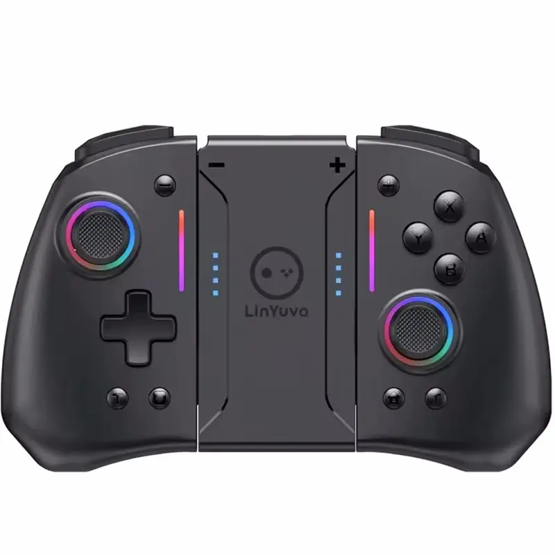 Wireless Bluetooth Control For Nintendo Switch & OLED & Lite Gamepad Controller Gaming Command Mando Game Pad Console Accessories Hall effect joystick RGB light macro six axis motion Kit Gaming Controllers