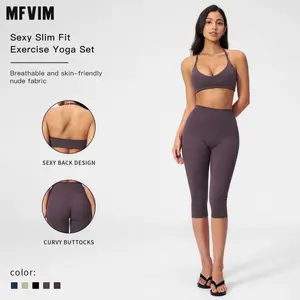 MFVIM Fashion Casual Tight Yoga Wear — European/American Style, Quick-Dry Summer Versatile Training & Fitness Set