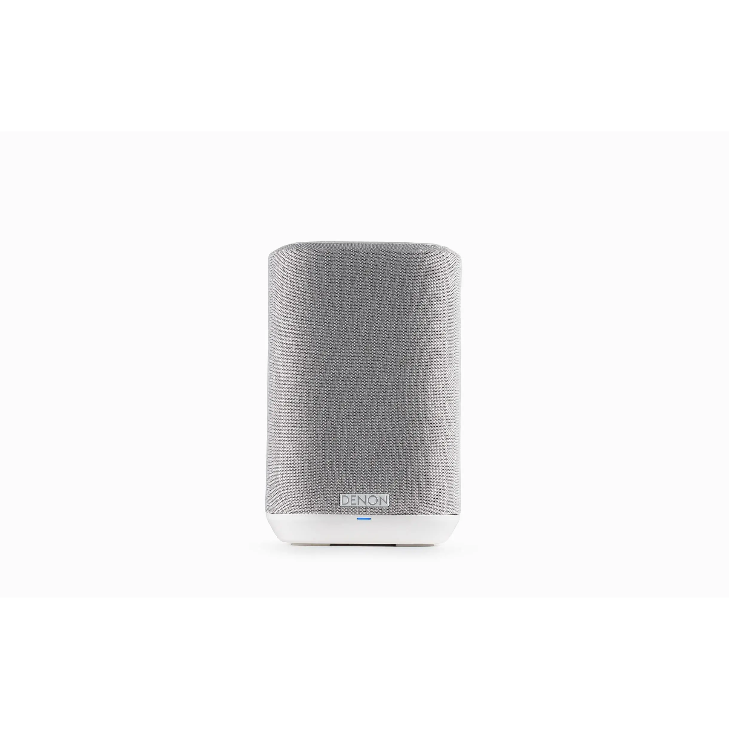 Denon Home 150 Compact Wireless Smart Audio Speaker - Wi-Fi, Bluetooth, HEOS, Alexa, Siri & AirPlay 2, Spotify Connect, Multi-Room Support, Mobile Streaming, Stereo Soundbar Pairing, Plug & USB Connectivity, White